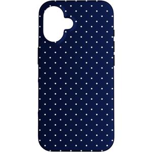 Boho Tiny Polka Dot Rockabilly Cute Navy Blue Polkadot Case for iPhone 16