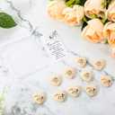 Fumete 50 Sets Funeral Favors for Guests Bulk Pocket Hug Wooden Heart Token with Red Cardinal Greeting Cards and Organza Bags Memorial Day Gifts for Church Family Celebrations of Life Favors