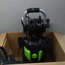 Pressure Washer, 5000PSI 3.2GPM Adjustable Touch Screen with 55FT Total Length Power Washer Electric Powered 4 Nozzles for Driveways Furniture or Cars 2000W, Green