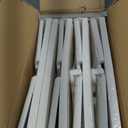 CTSNSLH 4 Tier Plastic Storage Bins and Boxes Organizer - Stackable with Lids for Bedroom, Living Room, Office - Foldable Containers (White)