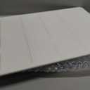 Home Bath Stone Mat 24"x16" (2-Pack) Quick-Dry, Non-Slip Diatomaceous Earth Mat, Stylish & Absorbent, White Straight