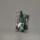 10AN PTFE One Piece Full Flow Hose End Fitting 90 Degree Swivel Only for PTFE Hose Aluminum Black 2PCS