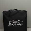 Truck Back Seat Extender for Dogs  Waterproof Full Size Pickup Pet Seat Cover with Door Protection, Hard Bottom Holds 420 lbs Dog Hammock for F150, RAM 1500 & More (BLACK)