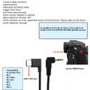 Remote Control Cable USB-C for DJI RS4 RS3 RS2 to Fujifilm X100V X-T3 X-T30 X-T30II X-T4 X-T20 X-T2 X-S20 X-S10 X-E3 GFX100 GFX50S Camera