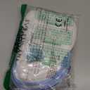 7Pcs Cotton Waterproof Baby Bibs Hook Loop Closure Newborn Bib Keepsake Baby Gift for Drooling Feeding Eating (Blue)