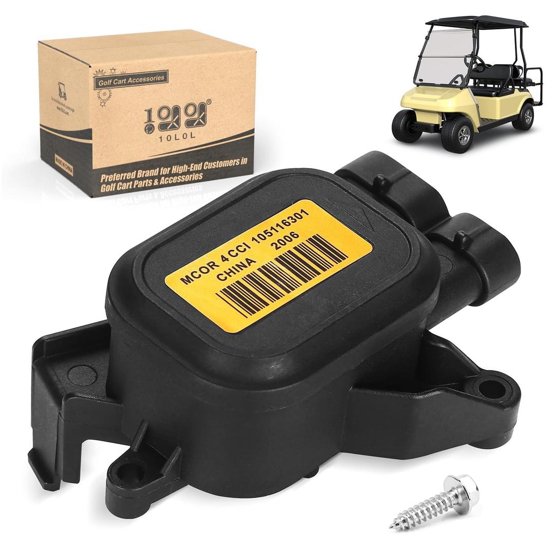 10L0L Golf Cart MCOR 4 Conversion Throttle Potentiometer Compatible with Club Car Precedent/Carryall/Tempo/Onward 2012-up Golf Cart Replaces 105116301, 103850401(MCOR 3)