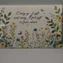 Christian Floral Scripture 16x24in