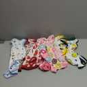 Kacctyen 6 Set Cat Recovery Suit After Surgery Female and Male Cat Kitten Surgery Suit E Collar Alternative Pajama Kitty Clothes for Spay Abdominal Skin Anti Licking(Fruit,Medium)