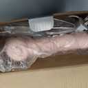 Hand Mixer Electric, 5 Speed Hand Mixer Electric Handheld with Turbo, Lightweight Stainless Steel Beaters, Dough Hooks, Blending or Cooking (Pink)