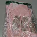 Foxiny Sexy Choker Corset Underwire Lace Sheer Garter Stockings Babydoll Lingerie Set with Thong 4 Piece Outfits (Medium, Pink)