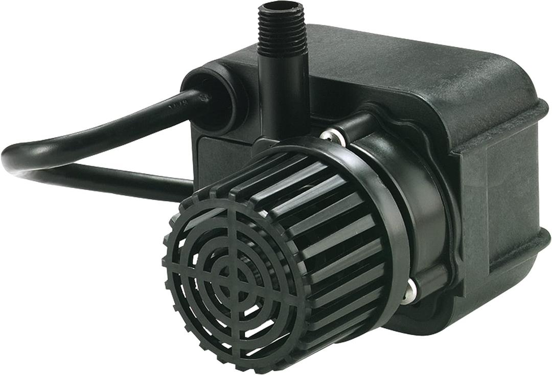 Little Giant PE-1F-PW 115 Volt, 1/125 HP, 170 GPH Submersible Direct Drive Fountain Pump with 15-Ft. Cord, Black, 566608 Little Giant PE-1F-PW 115 Volt, 1/125 HP, 170 GPH Submersible Direct Drive Fountain Pump with 15-Ft. Cord, Black, 566608