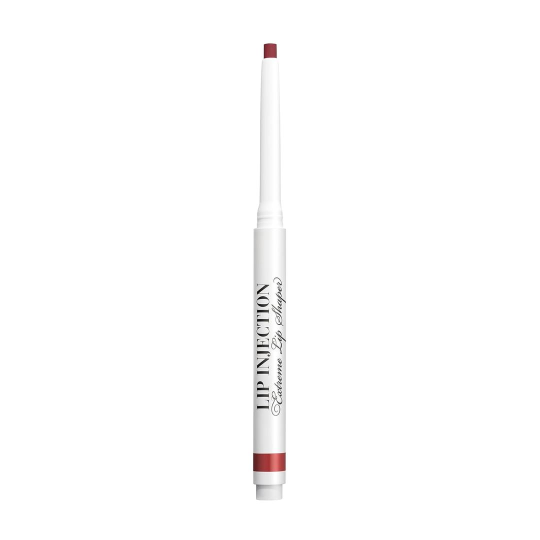 Too Faced Lip Injection Extreme Lip Shaper | Plumping, Waterproof, Liner Pencil, 0.01 Ounce (09 Happily Ever After (True Red))