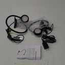 2-Pack 3W USB Clamp Desk Lamp - 3 Color Temperatures (3000K-4500K-6000K), 10-Level Dimmable, 48cm 360 Gooseneck with C-Clip for Sewing Machine, Office, Bedroom