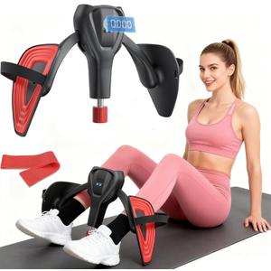 2026 Thigh Master - Pelvic Floor Exercise Devices 10-100lb Adjustable Resistance Inner Thigh Exerciser with Leg Band & Poster - Thigh Trainer, Kegel Trainer, Pelvic Health for Women Men