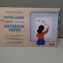 Extra Large Magnetic Notebook Paper for Whiteboard - Dual-Magnet Design for Smooth Writing - Wrinkle-Free Flat Shipping - Ghosting-Free Markers - Perfect for Classroom & Homeschool