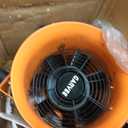 8 Inch Utility Blower Exhaust Fan, Portable Industrial Exhaust Fan with 16.4 ft Flexible Duct Hose, 1100 CFM Low-Noise Air Mover Blower Fan/Extractor/Ventilator for Basements, Workshops, Warehouses, 8 inch Fan+16.4 ft Ducting