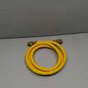 Efield 36-Inch Flexible Gas Line Connector, 1/2" MIP x 1/2" FIP Brass Adapter, Stainless Steel Gas Hose, Yellow,(HOSE074)