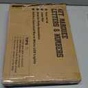 4FT Marquee Light Up Numbers, Black Giant Marquee Number Big Mosaic Number for 5th 15th 50th Birthday Party Decorations Backdrop 5 Anniversary Decor, Pre-Cut Frame Large Number 5