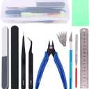 10Pcs Gundam Model Tools Kit Gunpla Tool Model Hobby Tool Kits Bandai Tool Gundam Modeler Basic Tools for Hobby Model Building Making Assembling