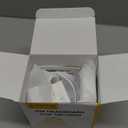 Glocusent 5W 36 LED Reading Clip on Light for Bed, Eye Caring Bed Lamp, 3 Colors & 5 Brightness Levels for Headboard with Adapter, Perfect for Reading, Working & Studying (White)