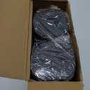 Liliful 2 Set Leather Dice Cups Include 10 Leather Game Cups, 50 Dice and 2 Storage Case with Magnetic Closure, Liars Game Gift for Party, Craps, Backgammon (Black)