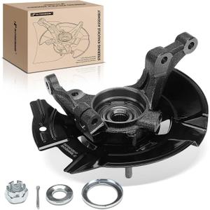 A-Premium Front Left Steering Knuckle & Wheel Bearing Hub Assembly Compatible with Hyundai Sonata 2011 2012 2013, 2.4L, Without Sport Suspension, Driver Side