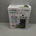 Cold Press Juicer, Juicer Machines with 5.8" Wide Feed Chute for Juice Extractor, Slow Masticating Juicer for Vegetables & Fruits with High Juice Yield, Easy to Clean (Black)