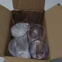 US Acrylic Classic Clear Plastic Reusable Drinking Glasses (Set of 6) 16oz Water Cups | BPA-Free Tumblers, Made in USA | Top-Rack Dishwasher Safe