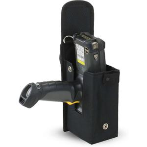 Barcode Scanner Holster (Large) | Ballistic Nylon Carrying Case Pouch for Pistol-Grip Mobile Computers | Belt Clip, Belt Loop, Shoulder Strap | Fits Zebra Scanner MC9500/9300/9200/9100