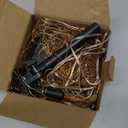 soltuus Solar Fairy String Lights Outside, Multi Strand 180 LEDs Watering Can Light for Outdoor, Waterproof Solar Powered Waterfall Lights, Firefly Bunch Lights for Garden Decor, Warm White