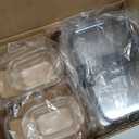 Rubbermaid Brilliance Glass Food Storage Containers, Assorted Sizes, Set of 9, BPA-Free, Leak-Proof, Clear