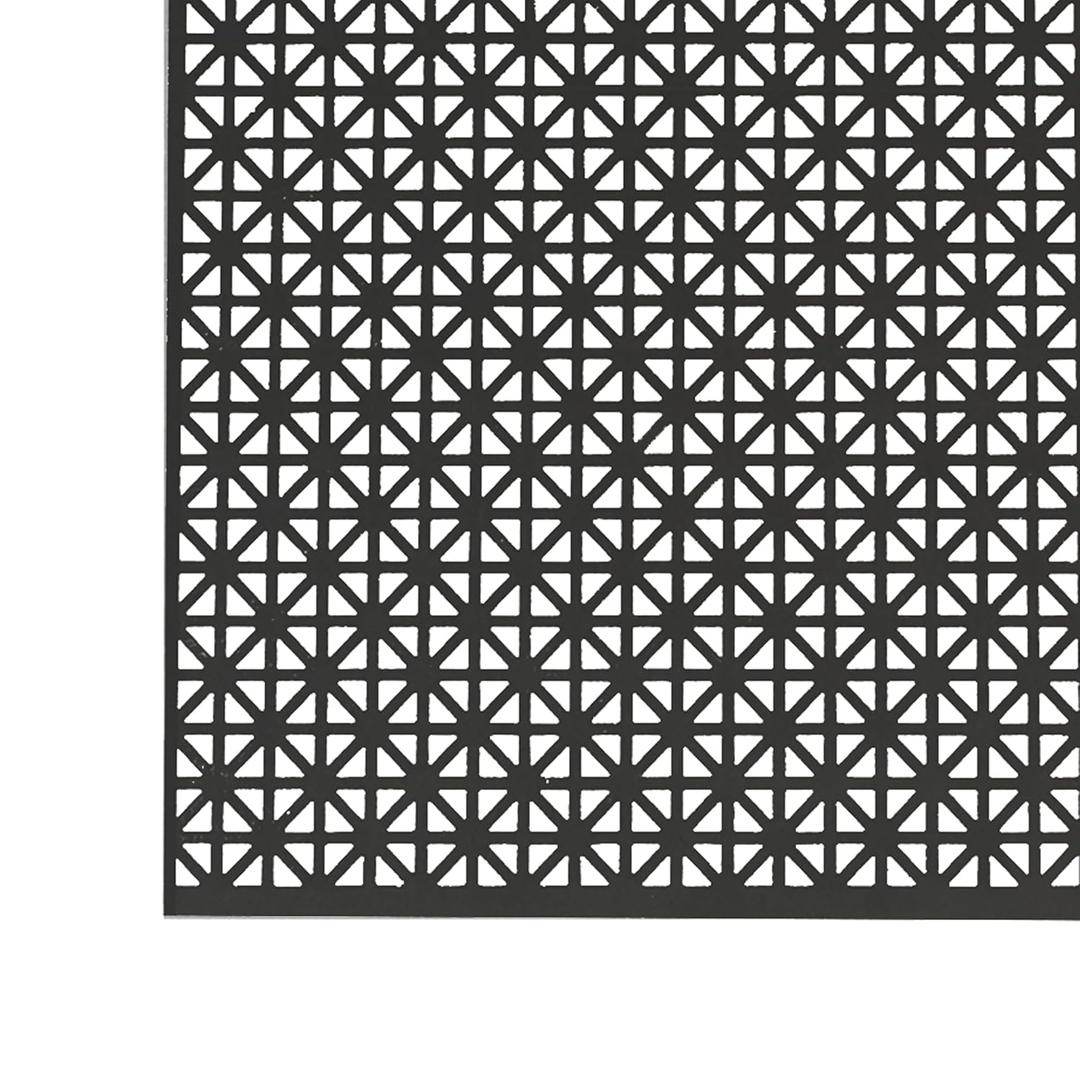 M-D Building Products 56006 12 in. x 24 in. x .020 in. Black Aluminum Sheet Union Jack