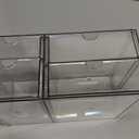 ARSTPEOE 30 Drawers, Acrylic Desk Makeup Organizer, Plastic Drawers Organizer, Stackable Storage Solution for Makeup, Dresser, Office, Bathroom Clear Plastic Craft and Bead Storage Cabinet