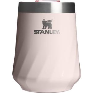 STANLEY Reserve Wine Tumbler | 11 oz Stainless Steel Travel Mug For Wine, Cocktails, Soda | Keeps Drinks Cold for Hours | BPA-Free | Rose Quartz Gloss