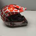 DOT Youth Dirt Bike Helmet for Boys & Girls Ages 5-14, Four Wheeler, Motocross, BMX, MX, UTV, Snowmobile, Go Kart, Racing, Skateboard, Baseball (Medium, Red Cobweb)