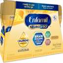 Enfamil NeuroPro Baby Formula, MFGM* 5-Year Benefit, Expert-Recommended Brain-Building Omega-3 DHA, Exclusive Immune Supporting HuMO6 Blend, Ready-to-Feed Infant Formula, Liquid, 8 Fl Oz (6 Count)