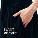 SANDY & SID 2025 Summer Womens Shorts Dressy Elastic Waist Pull On 5 Inch Inseam Pockets High Rise Stretchy Beach Casual Wear (Black, L)