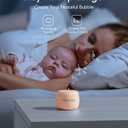 Sound Machine Flowtune White Noise Machine for Baby Adults, Mini Portable Sound Machine for Travel, 6H Timer, 18 Soothing Sleep Sounds Gift (Peach)