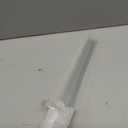 36" Shower Door Bottom Seal Strip for 1/2" (12mm) Glass Ultra Clear Polycarbonate Shower Door Sweep, Single Pack