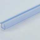 Pivot Shower Door Bottom Seal, Stop Shower Leaks and Create a Water Barrier, 36 inches., Clear Vinyl (Single Pack) (for 3/8" Glass Pivot Door)