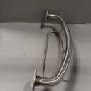 Moen R2356DBN Home Care 16-in Grab Bar with Shelf, Brushed Nickel