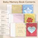 Keepsake Memory Book for Baby Boy Girl LARGE-SIZED 11.5" x 13" Timeless First 5 Year Baby Book Pregnancy Journal for First Time Moms Mom To Be Gift Gender Neutral Journal Scrapbook Photo Album