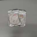 2 x Christmas Tree Decorations, Acrylic Animal Christmas Ornaments, Home Decoration, Party Decoration, Small Animals on The Moon (White Wolf)