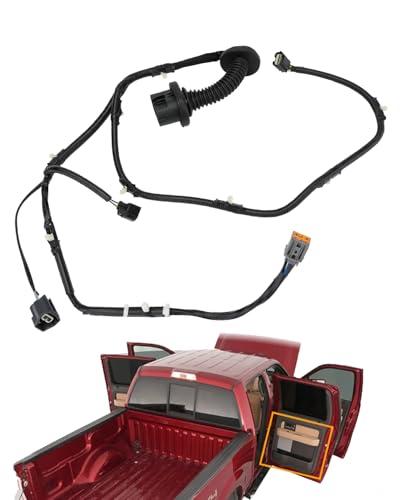 Door Jumper Wiring Harness, Right Rear Passenger Side Door, Compatible with 2009-2014 Ford F150 Crew Cab, RH Rear Door Jumper Wire Assembly, Replace# 9L3Z-14630-CAA, 9L3T-14632-JCA, AL3T-14632-DD