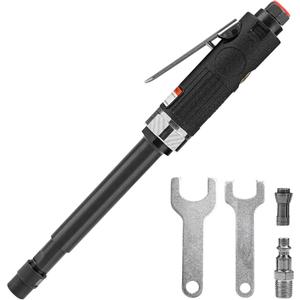 11" Extra Long Extension 1/4“ Straight Air Die Grinder, High Speed Extended Long Shaft Air Die Grinder Tool