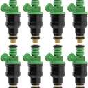 0280150558 Fuel Injector Replacement For Chevy Camaro Corvette Impala Ford Mustang GM LT1 SOHC DOHC EV1 Style 42Lb/hr 440CC (Pack of 8)