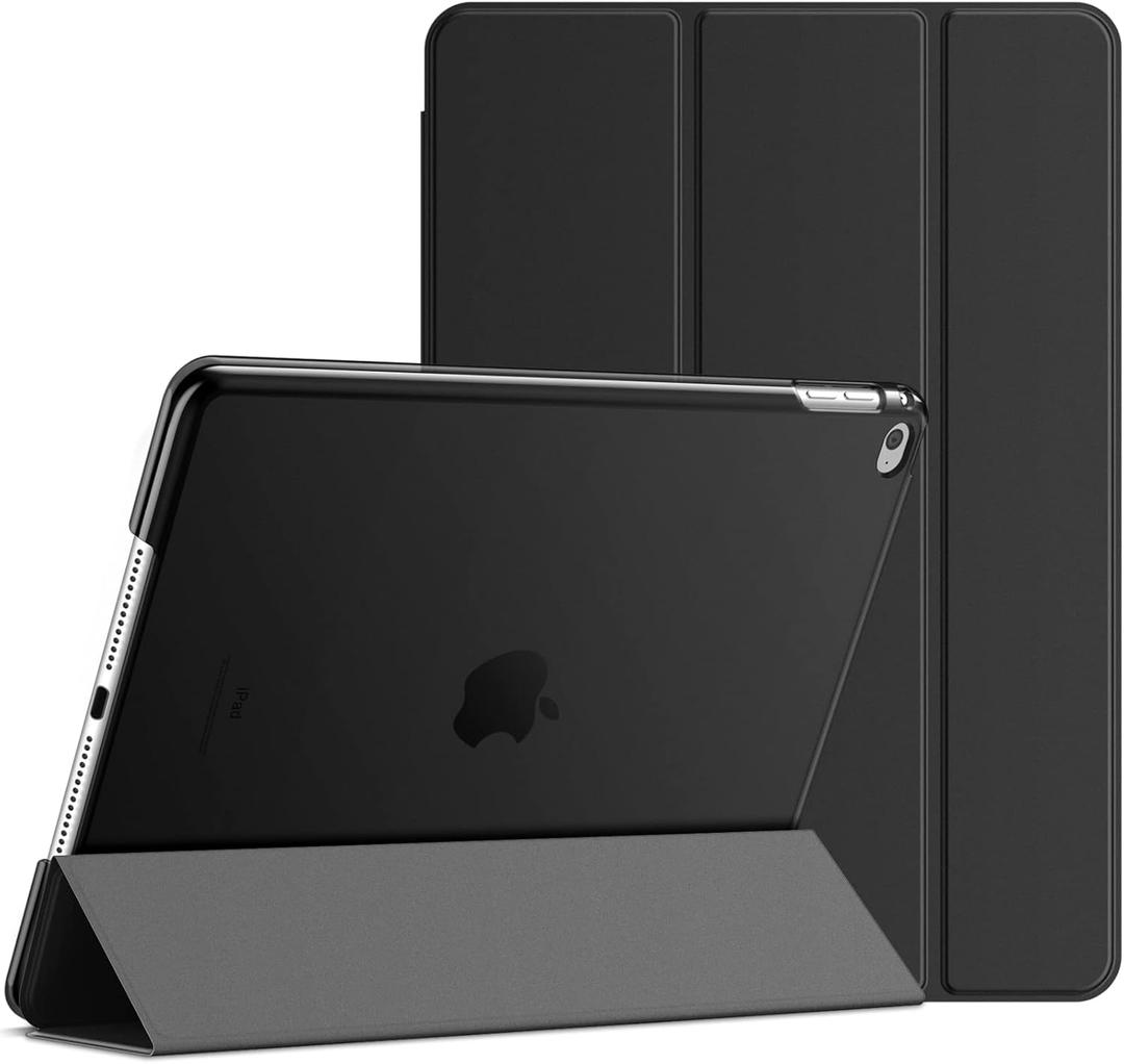 JETech Case for iPad Air 2 (2nd Generation), Smart Cover Auto Wake/Sleep (Black)