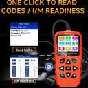 OBD2 Scanner,V880 Car Scanner Diagnostic Tool: Car Check Engine Code Reader with Reset,Live Data & Freeze Frame,Mode 6, Mode 8, OBDII Scan Tool for All OBD II Protocol Vehicles Since 1996