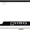 Ford F 150 License Plate Frame (2 Hole/Zinc, Chrome/Black)