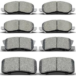 Front Rear Brake Pads Set Compatible with Chrysler 200 2011-2014,2007-2010 Sebring,2008-2014 Avenger,2007-2016 Compass/Patriot,2008-2016 Lancer,2007-2013 Outlander, 2011-2012 RVR
